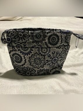 Vera Bradley Gray, Black & Purple Floral Tote Organizer